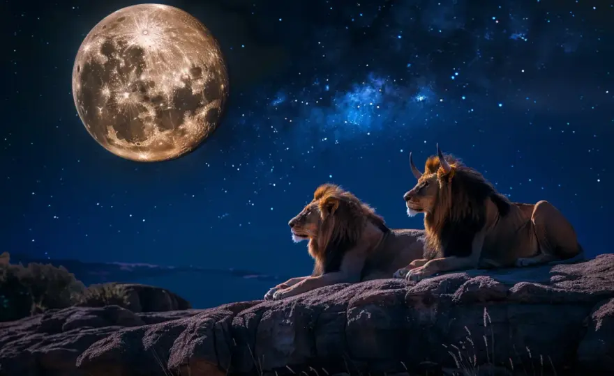 Zgodność znaków zodiaku Lew z Lwem i Bykiem - miłość